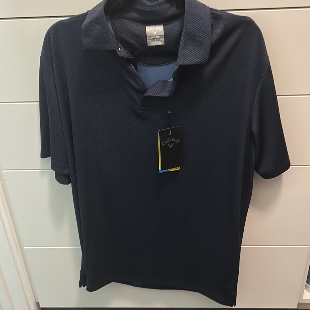 Callaway opti-dry short sleeve shirt - large